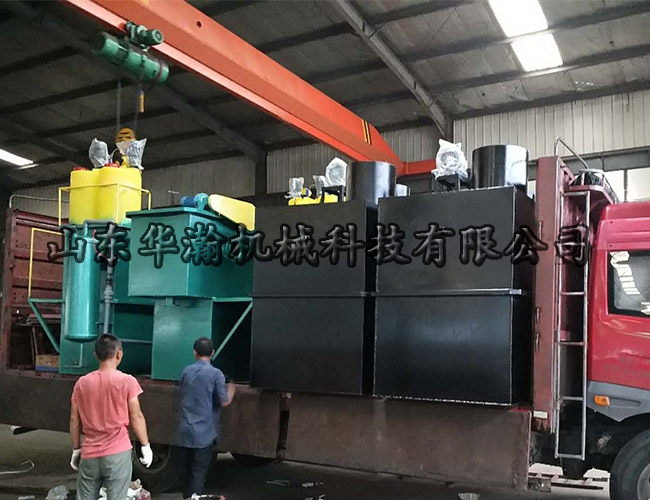 地埋式污水处理设备发货了